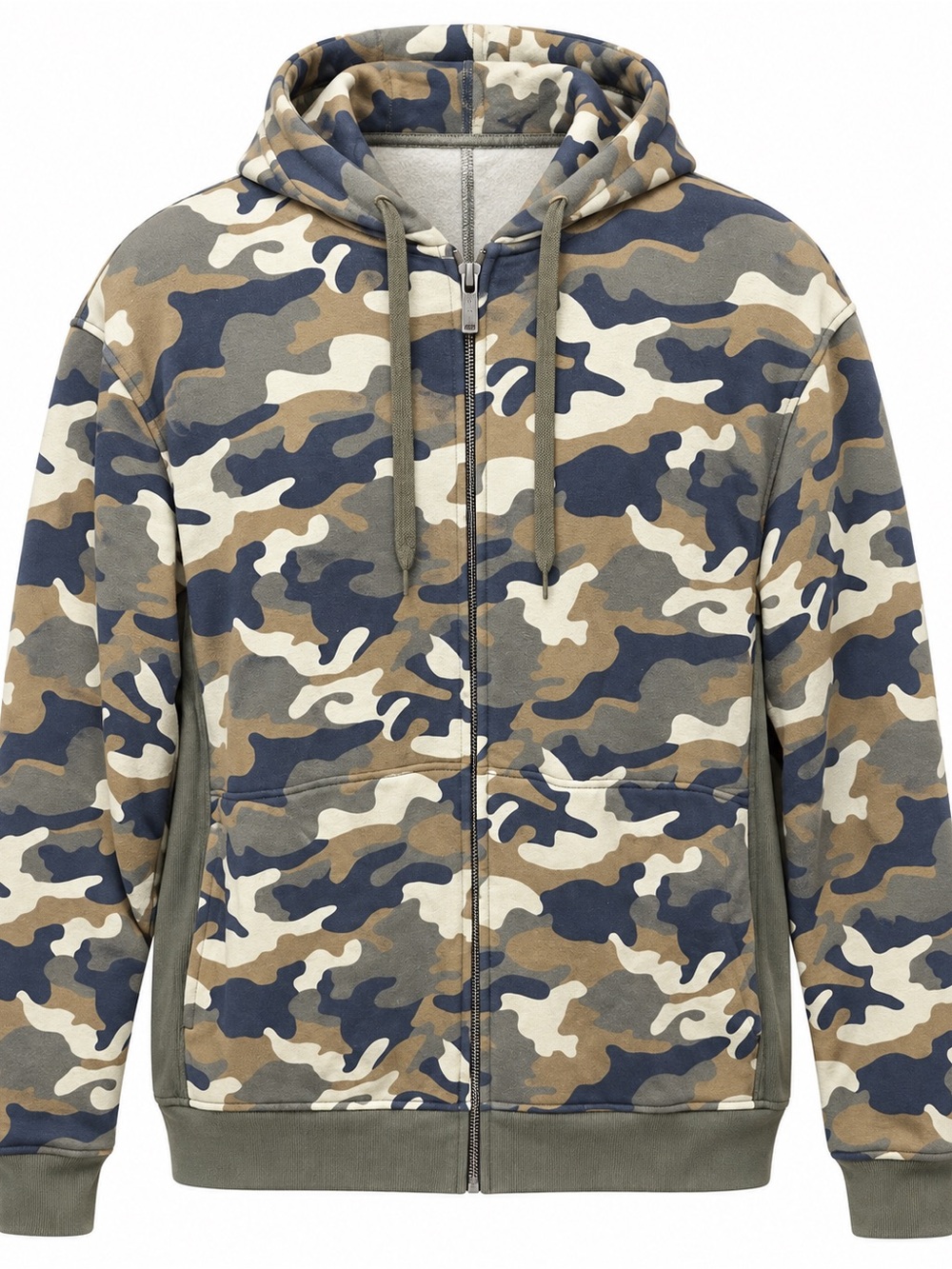 UGG Men's Camouflage Full-Zip Hoodie Jacket - Olive, Tan, Blue